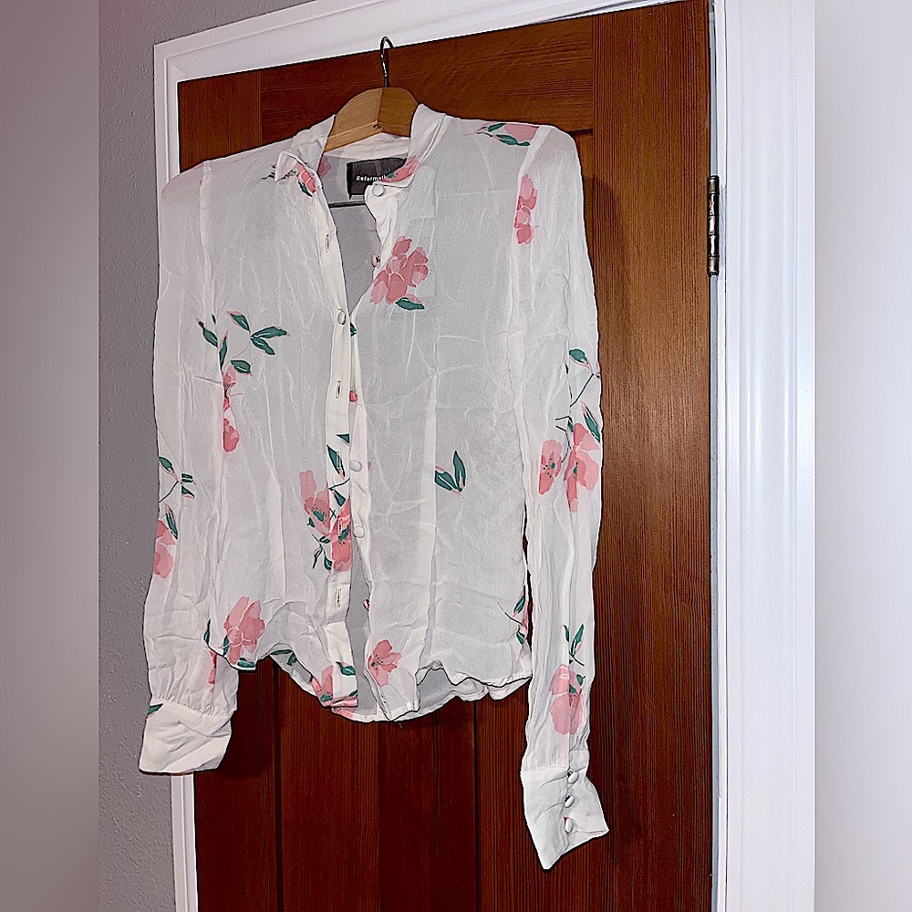 Reformation Silk Blouse